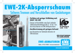 EWE-2K-Absperrschaum