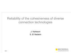 Reliability of the cohesiveness of diverse connection