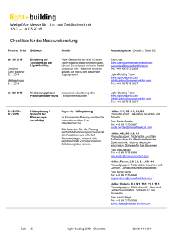 Checkliste für die Messevorbereitung (PDF, 36.21