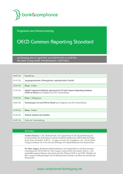 OECD Common Reporting Standard