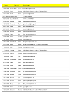 Jahresprogramm 2015/2016