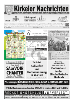 Amtliches Bekanntmachungsblatt