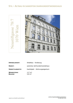 Neustiftgasse 78/7 1070 Wien