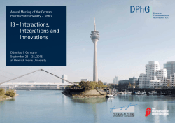 I3 &ndash; Interactions, Integrations and Innovations