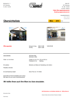 Preislisten 03-2015 - getraenkereuter.de