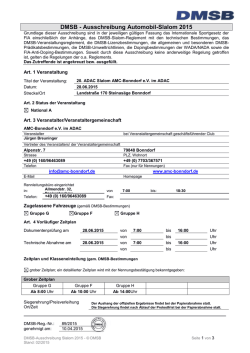 DMSB - Ausschreibung Automobil-Slalom 2010 - AMC
