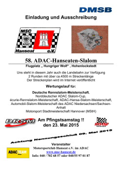 DMSB - Ausschreibung Automobil-Slalom 2010 - EWO