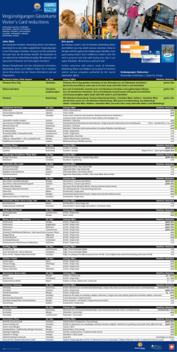 Informationen - Camping Talacker