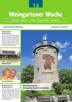 Weingartener Woche