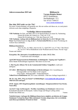 Infos - varuna steinkunst