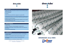 Drenotube - Lindner Suisse GmbH