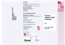 Konsum- kritischer Stadt- rundgang
