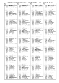 Schachtschneider Stauden und Marketing Bestellformular 2015 Blatt
