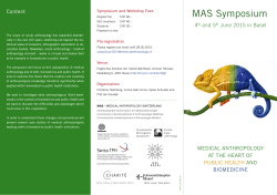 MAS Symposium