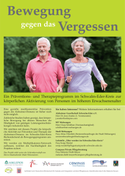Ein Pr&auml;ventions- und Therapieprogramm im Schwalm-Eder