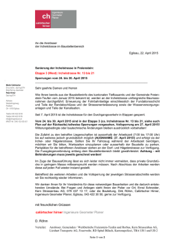 Irchelstrasse 13 - 21  - Gemeinde Freienstein