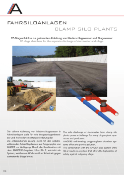 fahrsiloanlagen clamp silo plants