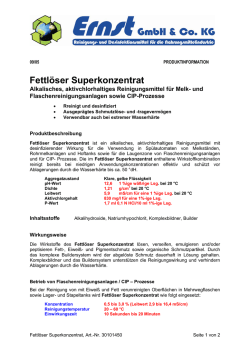 Fettl&ouml;ser Superkonzentrat