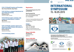InternatIonal SympoSIum