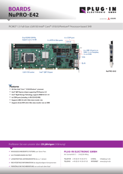 NuPRO-E42 - PLUG-IN Electronic GmbH