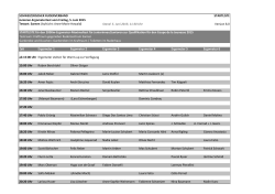 Startliste / liste de départ - Schweizerischer Ruderverband