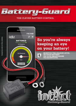 So you`re always keeping an eye on your battery!