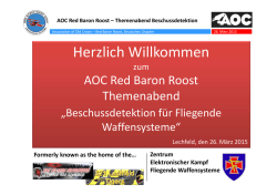 Herzlich Willkommen - der Association of Old Crows
