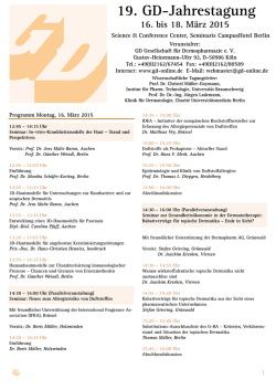 Programm - ACA pharma concept GmbH