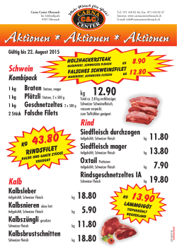 Aktionen - Carna Center Oberaach