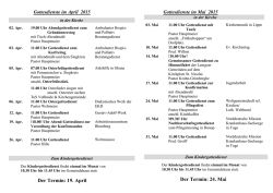 Zu den Gottesdiensten 9 - Kirchengemeinde Voßheide