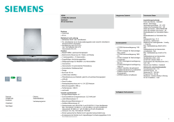 Siemens LF98BC542 Inselesse Vorgänger: Nachfolger