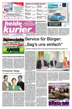 Service für Bürger: „Sag`s uns einfach“