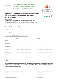Dokumente downloaden - Kreuzschwestern