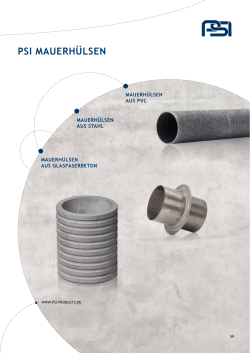 PSI MAUERH&Uuml;LSEN - PSI Products GmbH