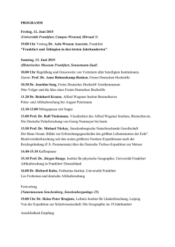 programm - Goethehaus Frankfurt