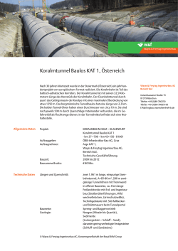 Koralmtunnel, A - Wayss & Freytag Ingenieurbau AG