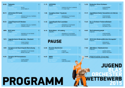 JBO Programm 2015