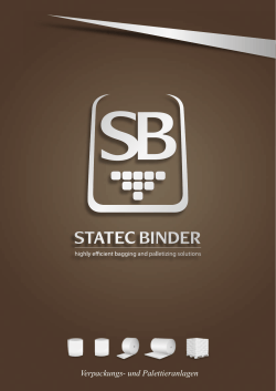 Deutsch - STATEC BINDER GmbH
