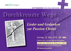 Durchkreuzte Wege