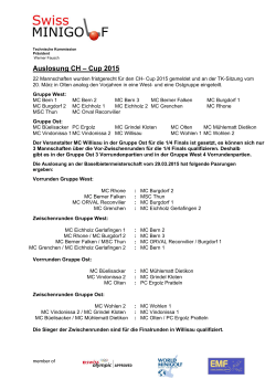 Schweizer Cup 2015