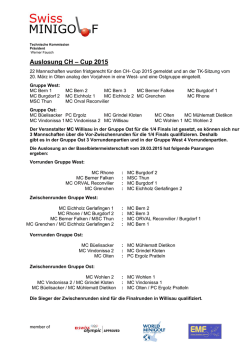 Schweizer Cup 2015