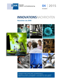 Innovationsnachrichten 04/2015 - IHK zu Rostock