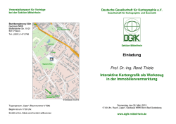 Einladung Prof. Dr.-Ing. René Thiele - DGfK