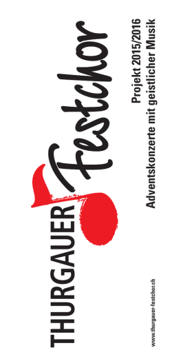 Festchorprojekt 2015/2016