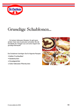 Gruselige Schablonen
