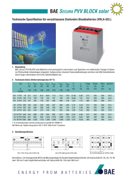 BAE SECURA PVV BLOCK solar - dachdeckerei