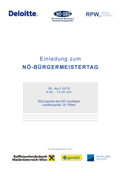 Buergermeistertag 2015 NOEGBG Komm.Net