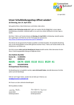 Infoblatt - Gymnasium Aulendorf