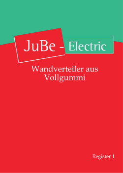 1 Register - Jube Electric GmbH