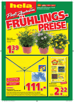 G&uuml;ltig ab Di. 07.04. bis Sa. 11.04.15 0